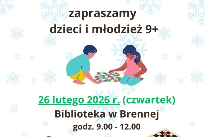 Planszogranie w bibliotece w Brennej